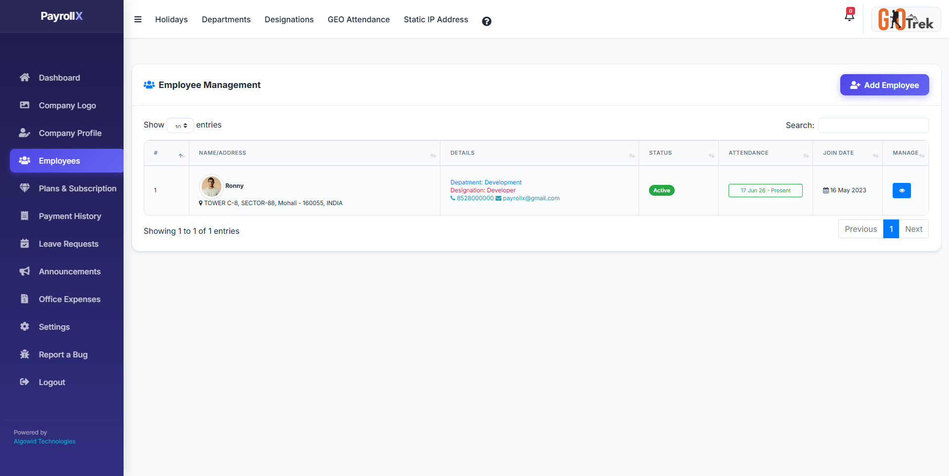 Manage your entire team in one place